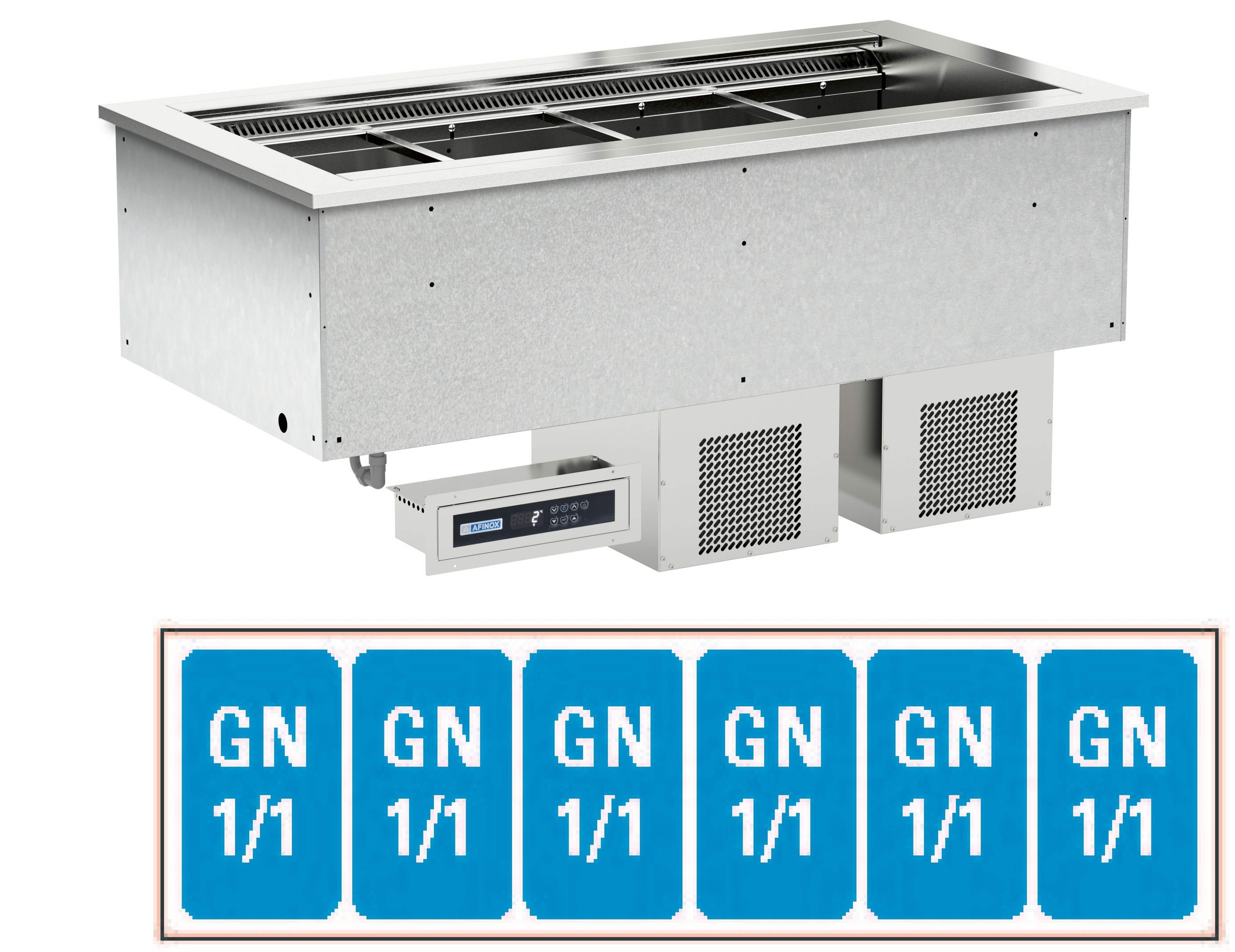 Afinox Soul Blue 6/1 GN