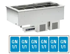 Afinox Soul Blue 6/1 GN