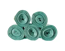 Groene afvalzakken