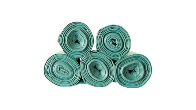Groene afvalzakken