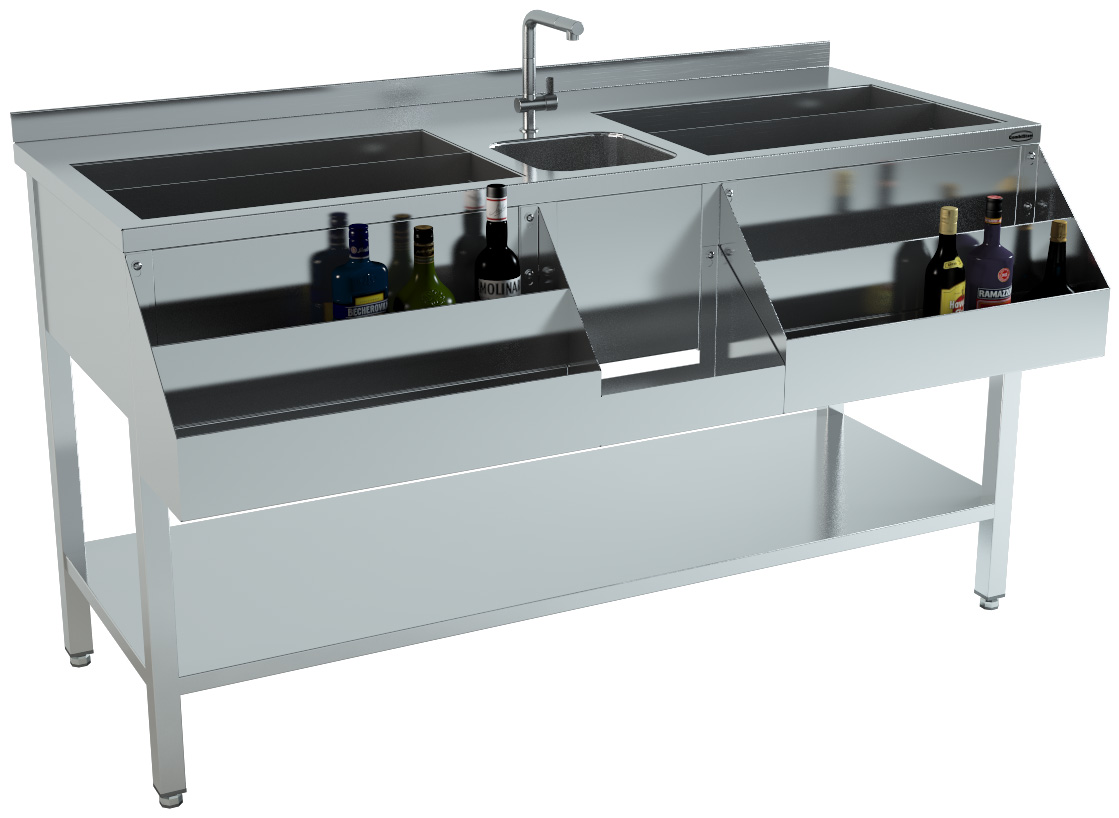 COMBISTEEL Cocktail bar station 7084.0015