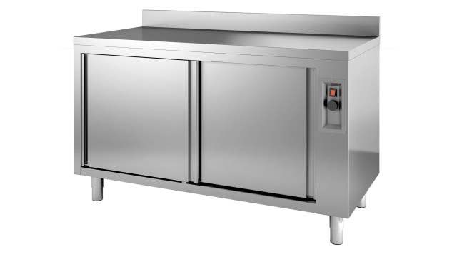 Combisteel warmtekast met schuifdeur en schap 7452.0082