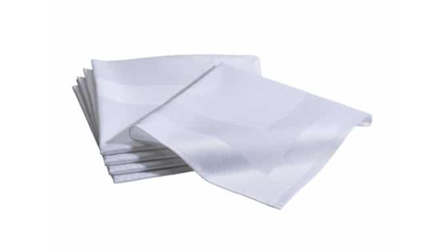 Servetten Damast wit