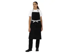 Schort denim zwart B981