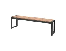 Bolero staal met houten bank DS158