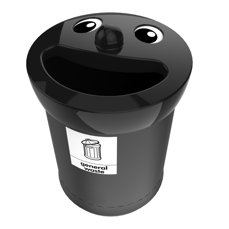 General waste smiley afvalbak