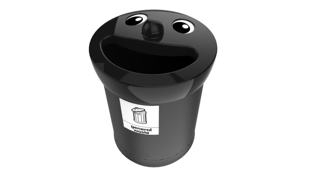 General waste smiley afvalbak
