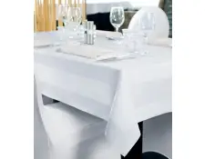 Damast satijn wit