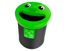 Mix recycling smiley afvalbak