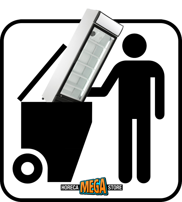 Afvoeren oude koeling