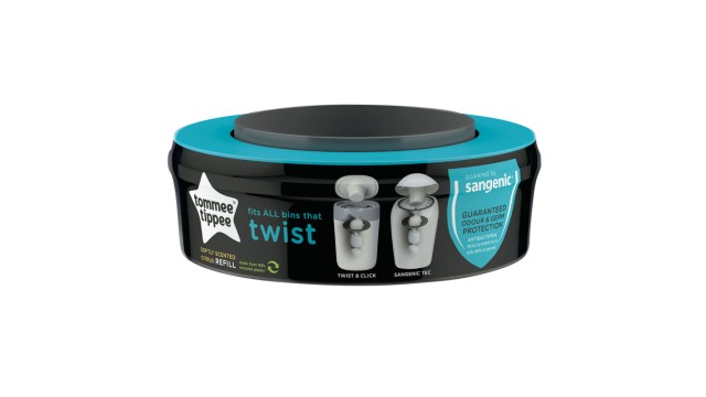 Twist navulcassette voor luierwegwerpsysteem