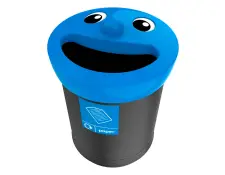 Papier smiley afvalbak